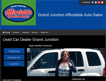 Tablet Screenshot of gjaffordableauto.com